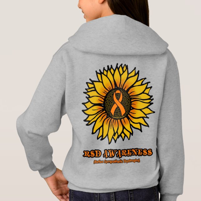 Tournesol/sensibilisation...Sweat - shirt à capuch (Dos)