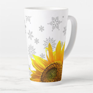 Tournesol Snowflakes Latte Mug