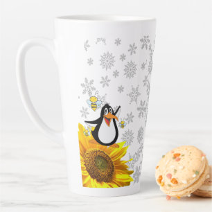 Tournesol Snowflakes Penguin Bumblebee Latte Mug