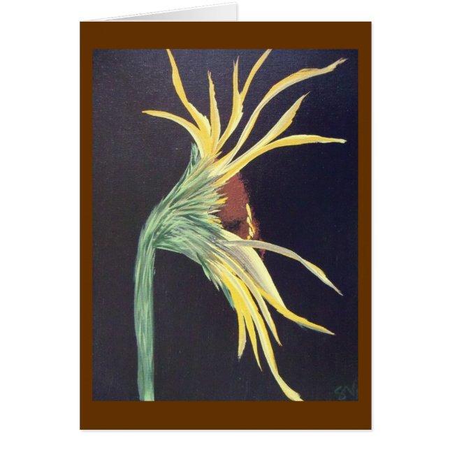 "Tournesol solitaire " (Devant)