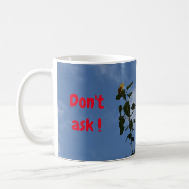 Tournesol sur le toit. tasse à café (Gauche)