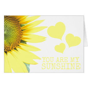 Tournesol Vous êtes ma Sunshine Cute Valentine's D
