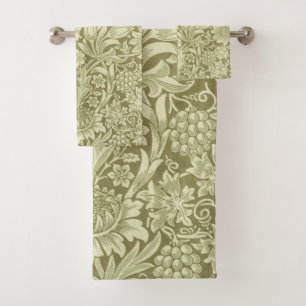 Tournesol William Morris Vintage Olive Damask