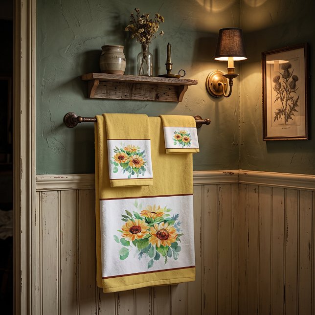 Tournesols à l'aquarelle (Créateur téléchargé)