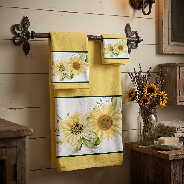 Tournesols aquarelle douce  (Créateur téléchargé)
