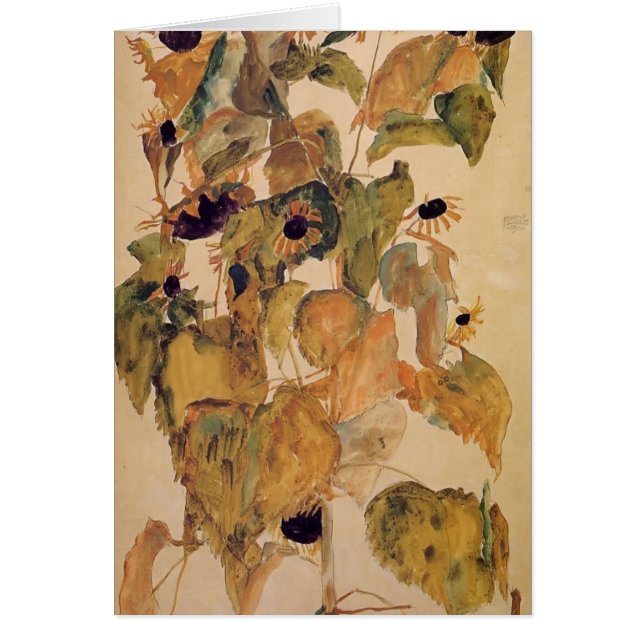 Tournesols d'Egon Schiele- (Devant)