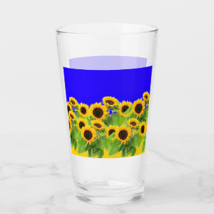 Tournesols Jaunes Verre