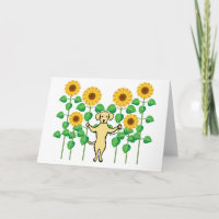 Tournesols Labrador Retriever Jaune Merci