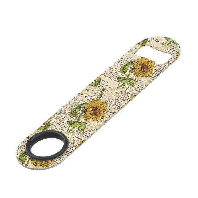 Tournesols Libellules Ancien Journal Style Campagn (Devant angulaire)