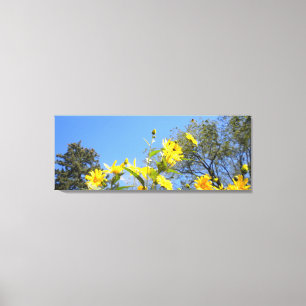 Tournesols N Ciel toile enveloppée Imprimer