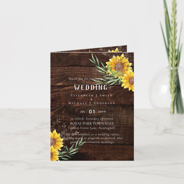 Tournesols rustiques Feuille d'olive (Devant)