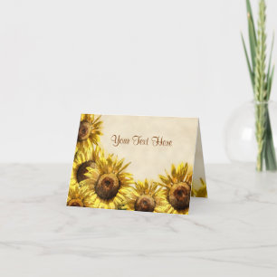 Tournesols Toutes les occasions Cartes de voeux