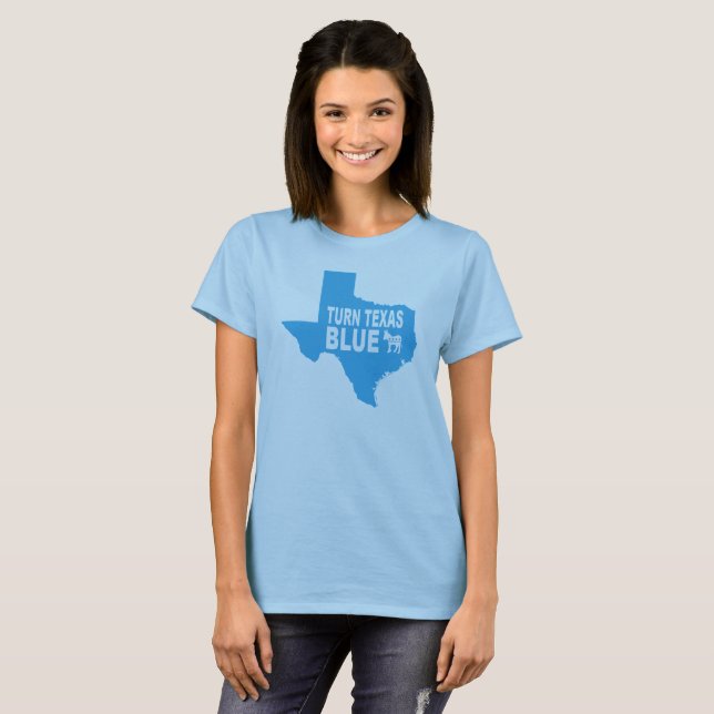 Tournez le Texas le T-shirt | des femmes que (Devant entier)
