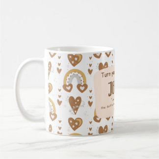 Tournez Vos Yeux Sur Jésus Mug Versets chrétiens