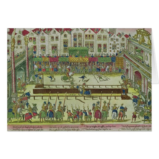 Tournoi pendant quel Henri II (Devant horizontal)