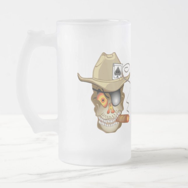 TOURNOIS DE POKER Verre congelé Bière Mug (Gauche)