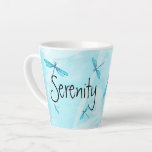Tourquoise Dragonflies Personalized Coffee Mug<br><div class="desc">Personnalize,  whimsical dragonfly,  personalized coffee mug ! Turquoise and aquamarine artwork on this unique mug is a beautiful venft for family and friends. Add your funny quote / saying for a personal touch. Your added name and monogram is factices with turquoise dragonflies design.</div>
