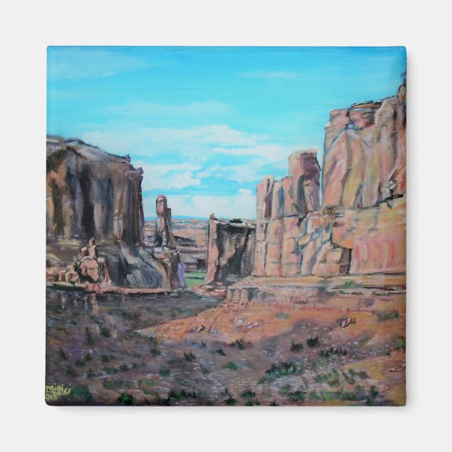 Tours du palais de justice - Magnet (Devant)