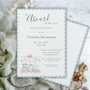 Tous à bord du Baby shower Baby Train