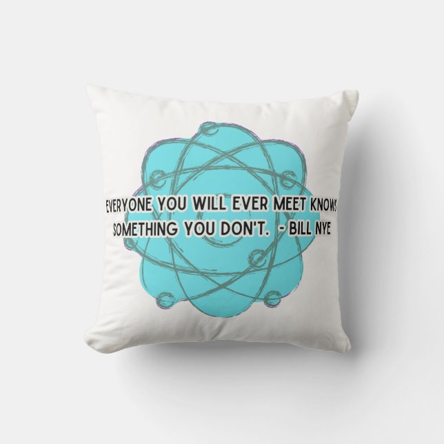 Tous ceux que vous rencontrez Bill Nye Coussin (Recto)
