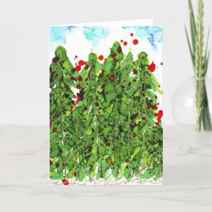 Tous habillés pour Noël Carte blanche