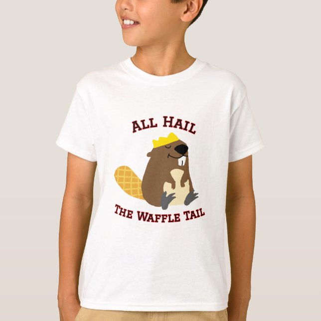 Tous Hail the Waffle Tail T-Shirt (Devant)