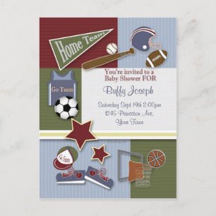 Tous les Baby showers sportifs Modèle