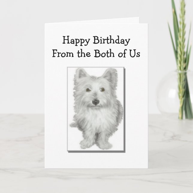 Tous les deux nous - carte d'anniversaire (Devant)