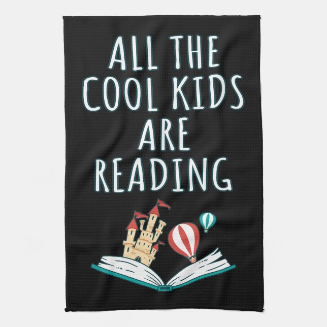 Tous Les Enfants Cool Lisent II Serviette De Cuisi (Vertical)