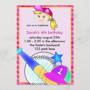 Tous les sports Star invitation fête d'anniversair