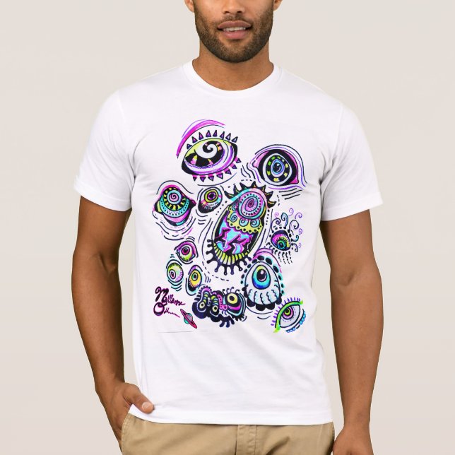 Tous Les Yeux Sur Vous Couleur Art M13 T-Shirt (Devant)