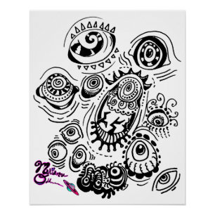 Tous Les Yeux Sur Vous M13 Poster D'Art
