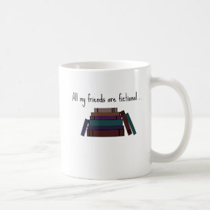 Tous mes amis sont tasse de café fictive