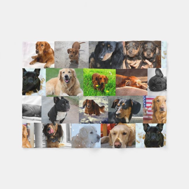 Tous mes chiens couvertures en toison Ajouter phot (Devant (Horizontal))
