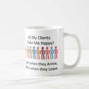 Tous mes clients me rendent heureux Mug