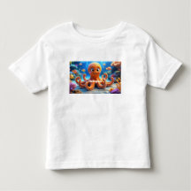 Ocean Friends Octopus T-Shirt pour les jeunes