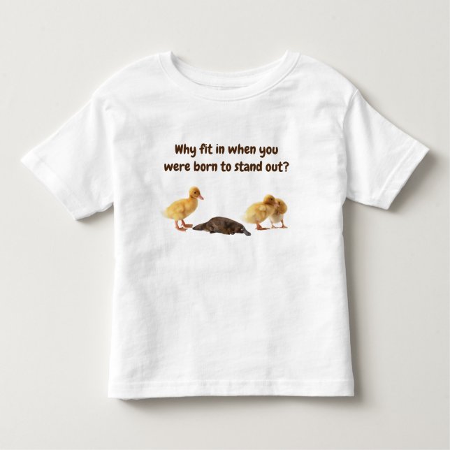 Tous Petits T-shirt Platypus mignon pour les jeunes (Devant)