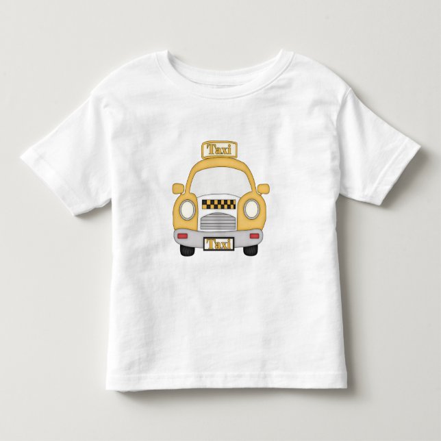 Tous Petits T-shirt pour les garçons en bas de taxi (Devant)