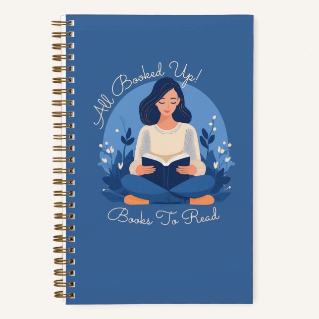 "Tous Réservés !" Livres à lire Carnet (Recto)