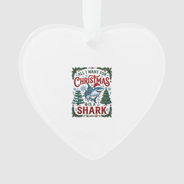 Tous Veulent des Arbres de Noël Requin (devant)