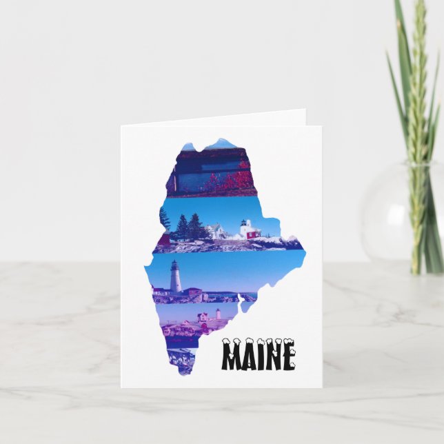 Tout à propos de Maine Note Card (Devant)