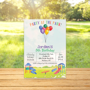 TOUT ÂGE / GENDER Park Playground Invitation