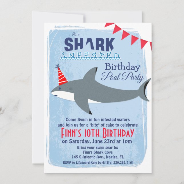 TOUT ÂGE - Invitation d'anniversaire pour une fête (Devant)