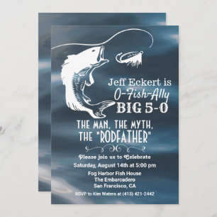 TOUT ÂGE - Pêche Invitation d'anniversaire