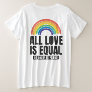 Tout amour est la même fierté LGBT Egalité des dro