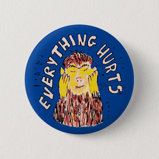 Tout blesse badges douleurs chroniques insigne (Devant)