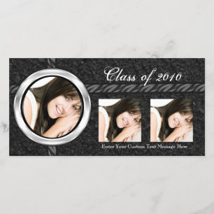 Tout carte photo noir chaud de faire-part de Year~