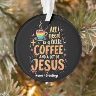 Tout ce dont j'ai besoin, c'est un peu de café et 