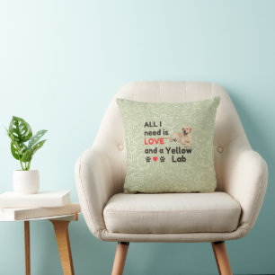 Tout ce dont j'ai besoin est l'amour et un Coussin