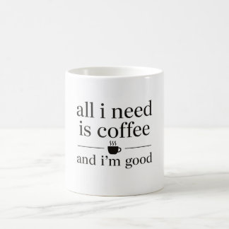 Tout ce dont j'ai besoin est une tasse de café ☕ A